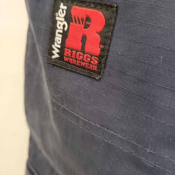 Mens Wrangler Riggs Workwear Cargo Jeans Extra Long 100% Cotton 32x36 - Picture 12 of 12